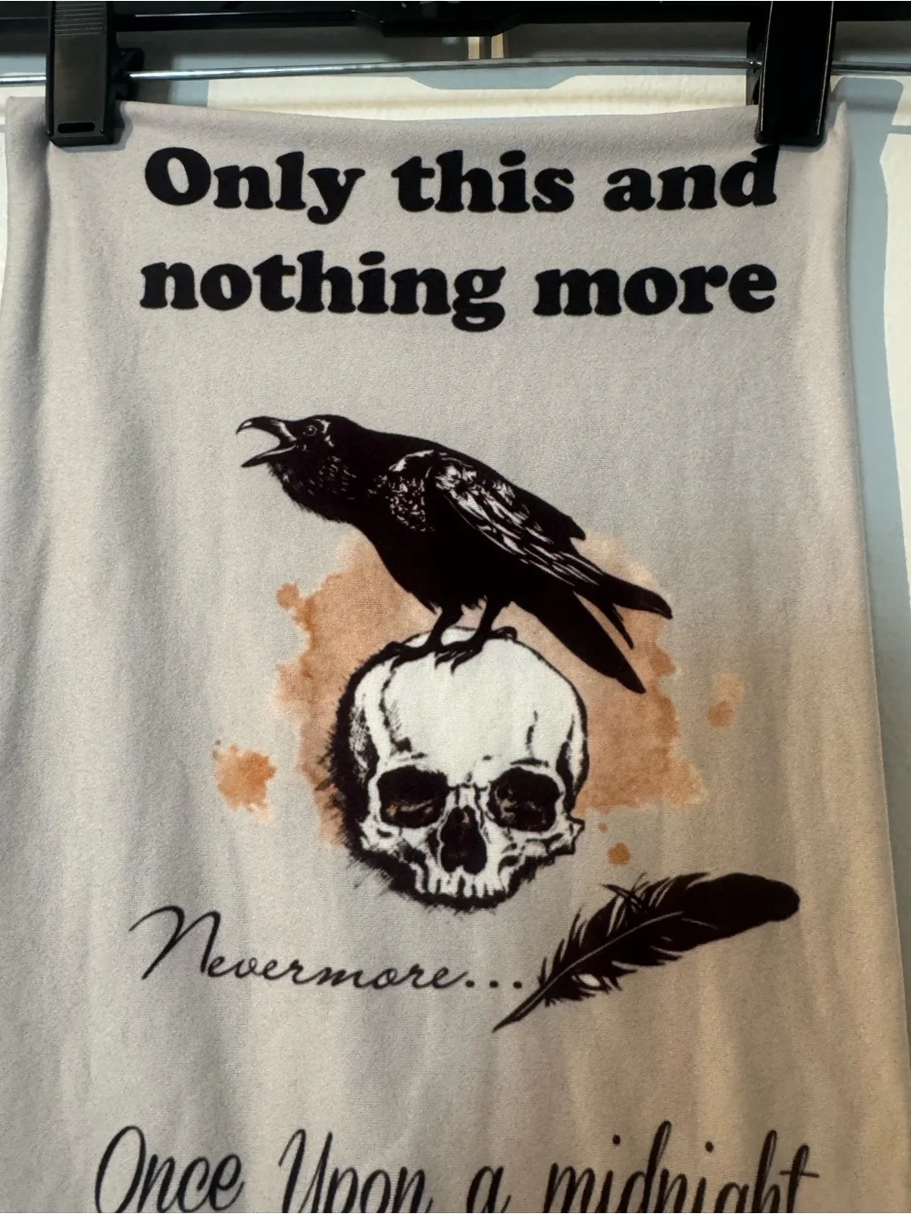 Nevermore Infinity Scarf in Light Gray
